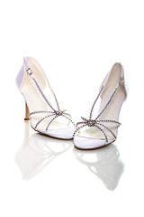 Image showing Elegant wedding shoes