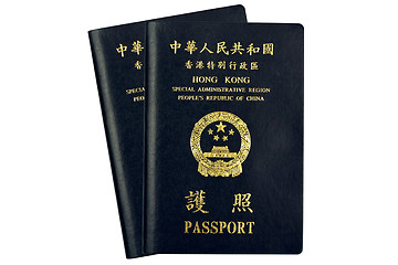 Image showing Hong Kong passports