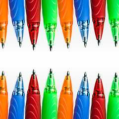 Image showing Colorful pens