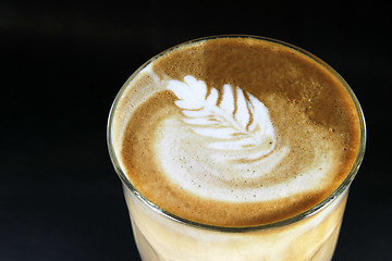 Image showing Double Latte with Art