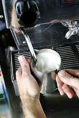 Image showing Steaming Milk