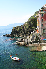 Image showing Italy. Cinque Terre. Colorful houses of Riomaggiore