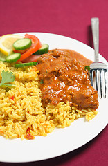 Image showing Kashmiri lamb curry vertical