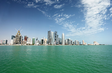 Image showing Doha city skyline