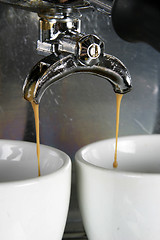 Image showing Two Cups Espresso