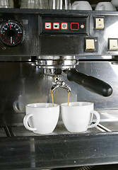 Image showing Two Cups Espresso