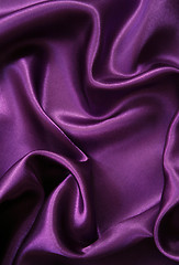 Image showing Smooth elegant lilac silk can use as background 