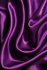 Image showing Smooth elegant lilac silk