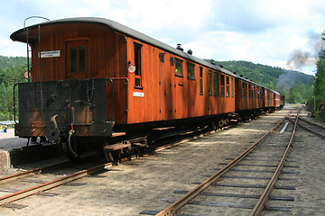 Image showing Old train in Norway.