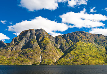 Image showing Norwegian Fjord: Mountains and sky