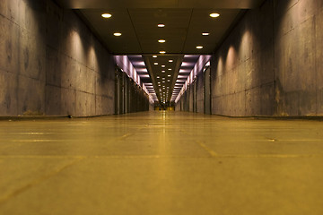 Image showing Empty Abandoned Tunnel