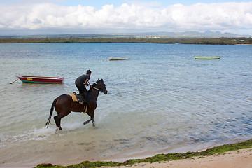 Image showing Water riding