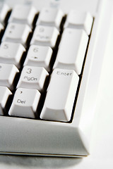 Image showing Desktop Keypad Enter Red