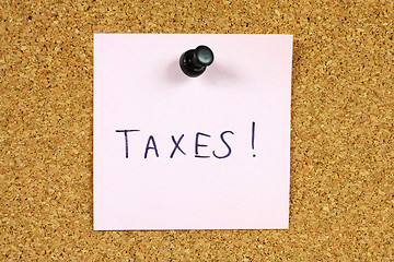 Image showing Taxes