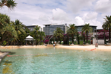 Image showing Brisbane artificial beach