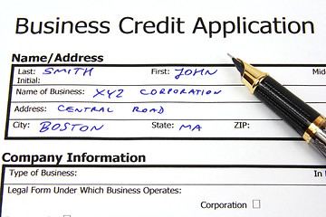 Image showing Business credit