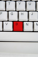 Image showing Computer Keyboard Leter B