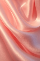 Image showing Smooth elegant pink silk 