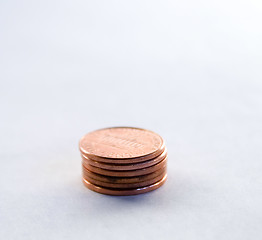 Image showing Pennies