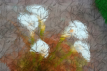 Image showing fantasy floral background