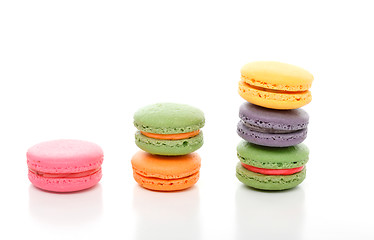 Image showing Stacked macaroons