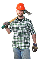 Image showing lumberjack portrait