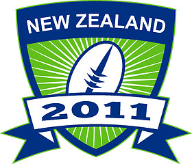 Image showing New Zealand Rugby ball 2011