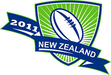 Image showing New Zealand Rugby ball 2011