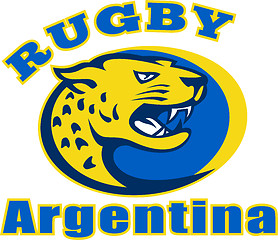 Image showing Rugby Argentina Jaguar Mascot