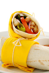 Image showing Spicy Chicken Wrap