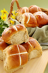 Image showing Hot Cross Buns