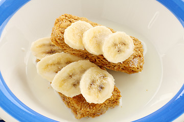 Image showing Weet Bix With Bananas