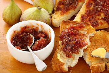 Image showing Fig Jam Sandwiches