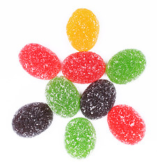 Image showing Colorful Jelly Candy as Background 