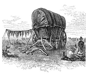 Image showing Covered Wagon