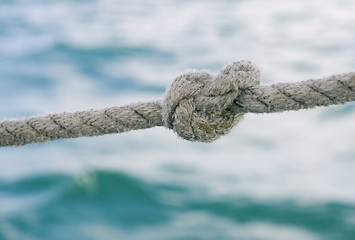 Image showing Knot on a rope