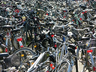 Image showing Bike parking