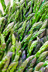 Image showing Organic asparagus