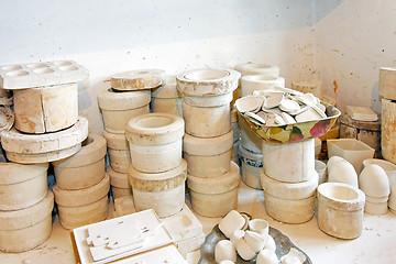 Image showing Blank pottery