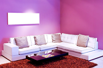 Image showing Purple room