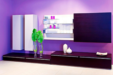 Image showing Shelf purple