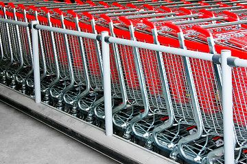 Image showing Shopping trolley