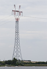 Image showing Power transmission pole