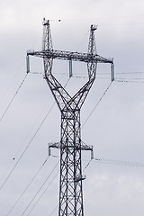 Image showing Power transmission pole