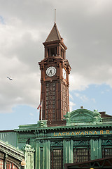 Image showing Hoboken terminal clock tower