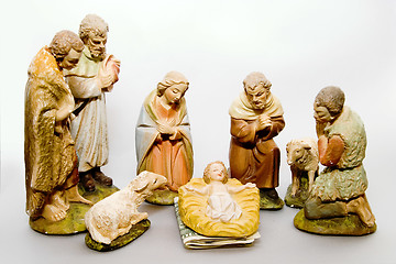 Image showing Full Nativity Scene Commercialism