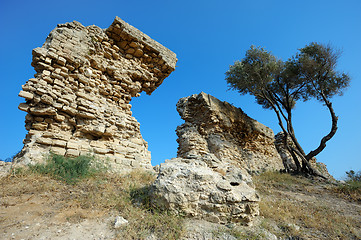 Image showing Remains of ancient walls