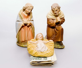 Image showing Commercial Nativity Scene