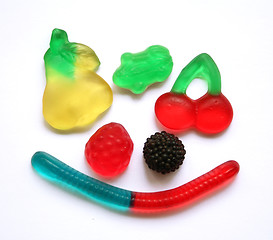 Image showing Colorful different Jelly Candy