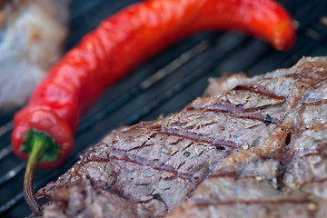 Image showing Grilled steak